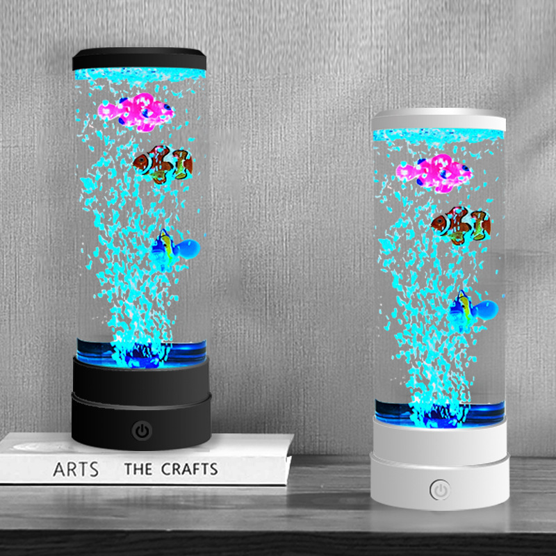 Baby Products Decoration - Simulierter LED-Mehrfarben-Blasenfisch als Atmosphäre-Dekoartikel für Zuhause