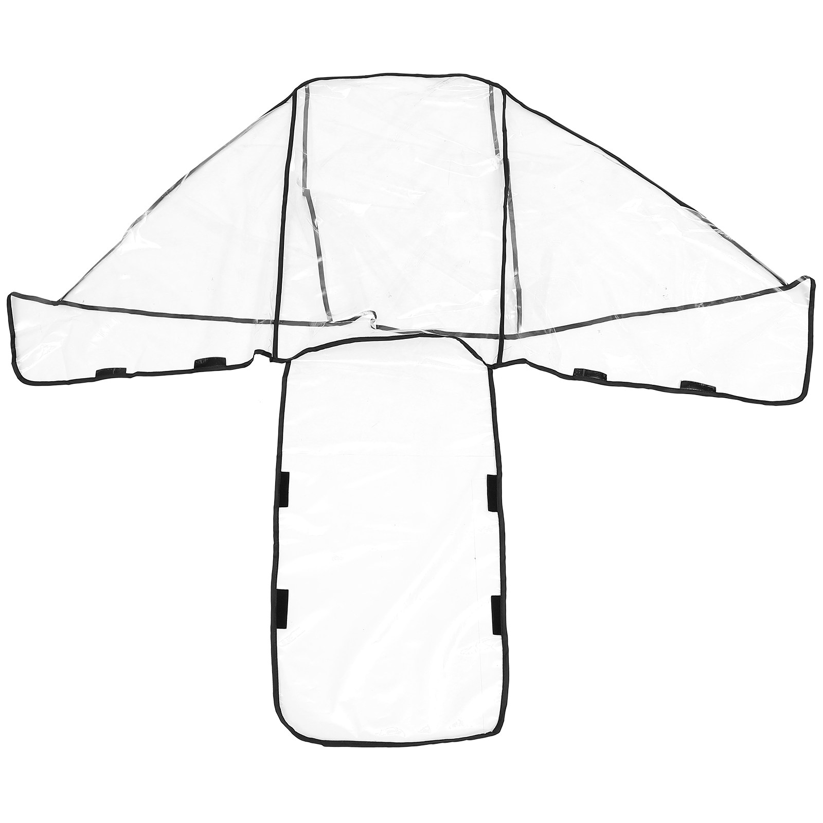 Stroller Rain Cover - Großer Doppel-Kinderwagen-Regenschutz Universell Passend für Vorder-