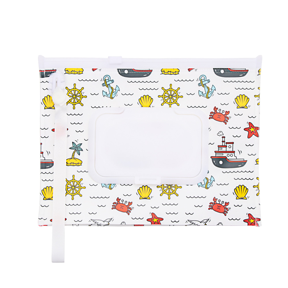 Stroller Accessories - Tragbare Produkt-Flip-Cover-Feuchttuch-Tasche, Taschentuchbox, Kosmetiktasche, Kinderwagen-Zubehör