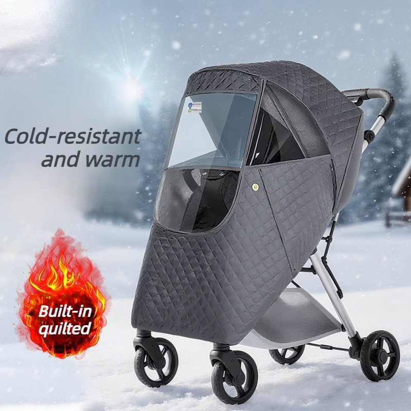 Stroller Rain Cover - Regenschutz für Kinderwagen, universeller winddichter Regenschutz