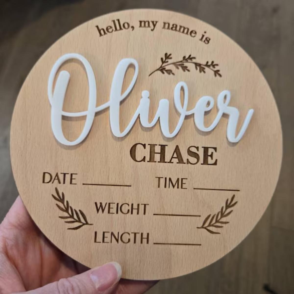 1 Stück personalisiertes Baby- – Baby Products Decoration Bewertung und Preis