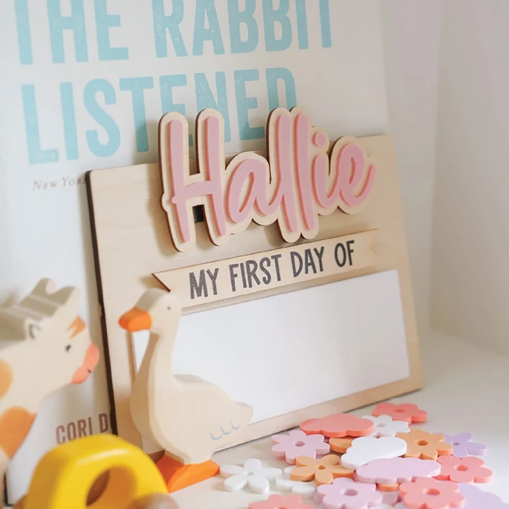 1 Stück personalisierte Holz-N – Baby Products Decoration Bewertung und Preis